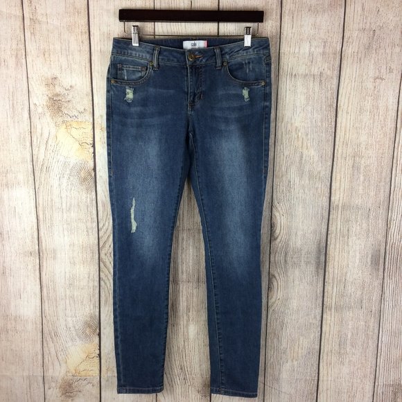 CAbi Denim - **SOLD** #5087 Destructed Skinny Denim Jeans  Sz 6